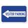 Signmission Visitor Parking With Left Arrow Wayfair